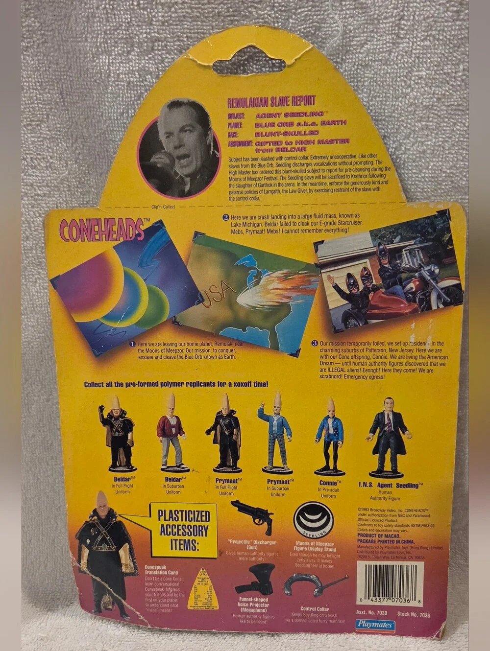 CONEHEADS AGENT SEEDLING FIGURE